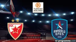 Etoile Rouge Belgrade / Anadolu Efes Istanbul Basket-ball Euroligue masculine 2024-2025