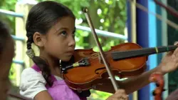 Bengale, les musiciens de la Gandhi Ashram School