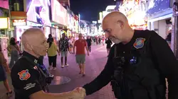 Bertrand Caroy en patrouille En Thaïlande