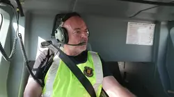 Bertrand Caroy en patrouille