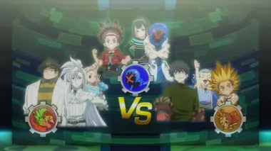 Beyblade X S02E06 Combat à trois Bladers
