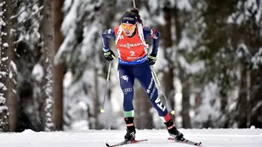 Biathlon : après-course