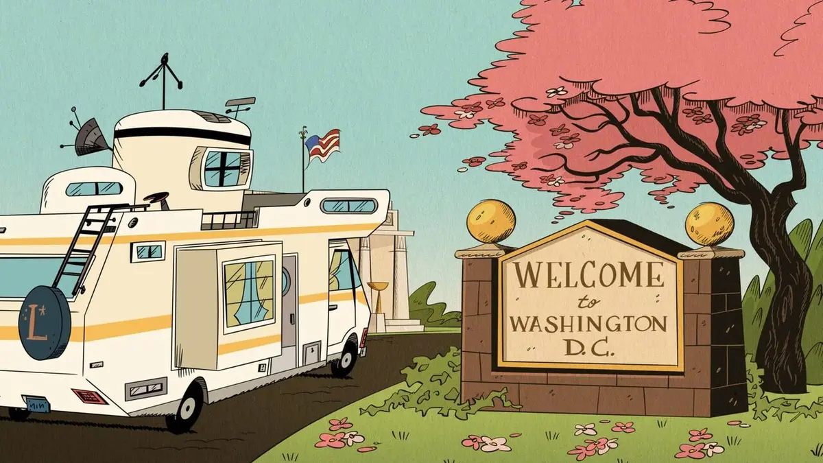Bienvenue chez les Loud S07E06 Sur la route : Les Loud à la Maison-Blanche