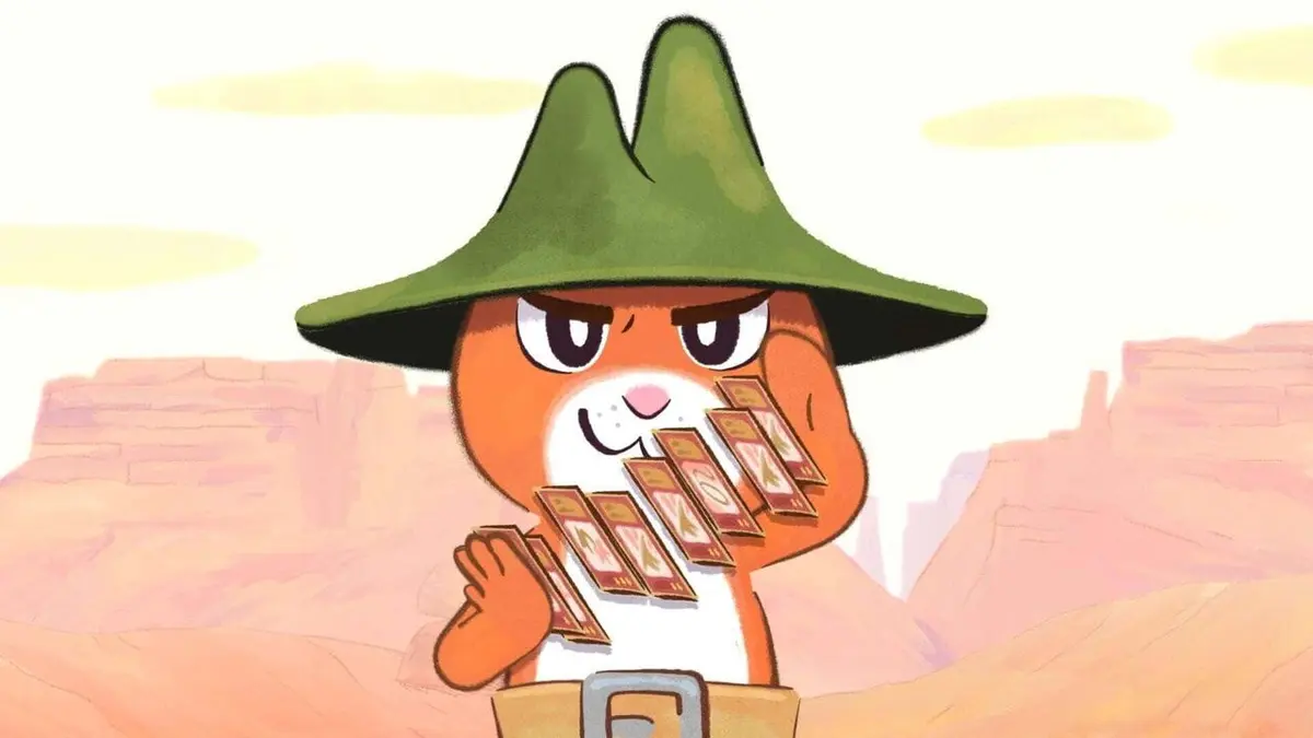 Billy, le hamster cowboy S01E12 Le duel de cartes