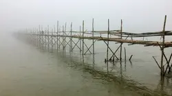 Birmanie : l'étonnant pont de bambou