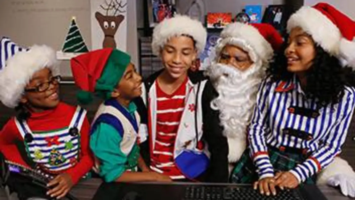 Black-ish S01E10 Le père Noël n'a pas de couleur
