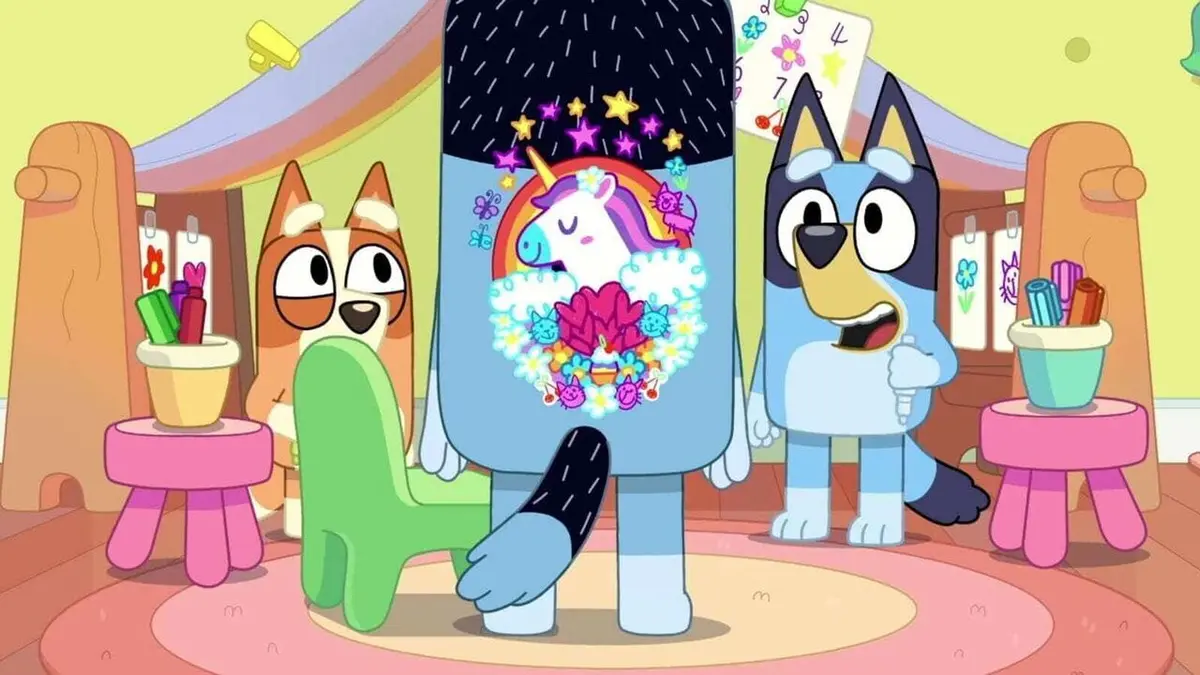 Bluey Minisodes S01E08 Le salon de tatouage