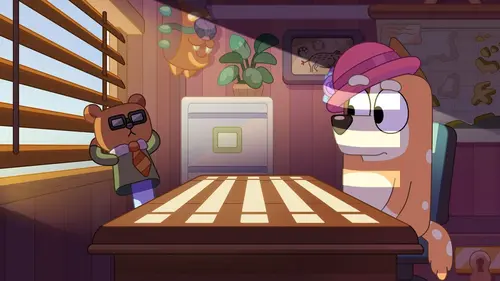 Casting Bluey Minisodes S01E13 Monsieur Ourson Marron