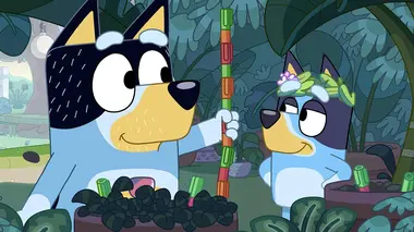 Bluey S02E10 L'île au tapis