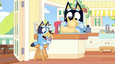 Bluey S02E43 La collerette de Muffin