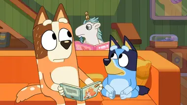 Bluey S03E07 Monsieur Licorne