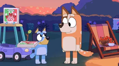 Bluey S03E19 Les livreuses de pizzas
