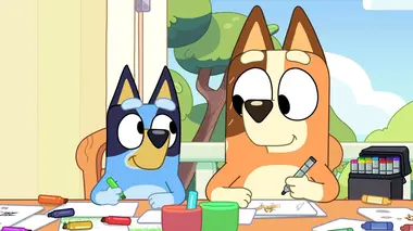 Bluey S03E43 Le dragon