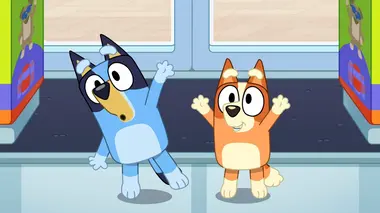 Bluey S03E45 Les écrans du magasin