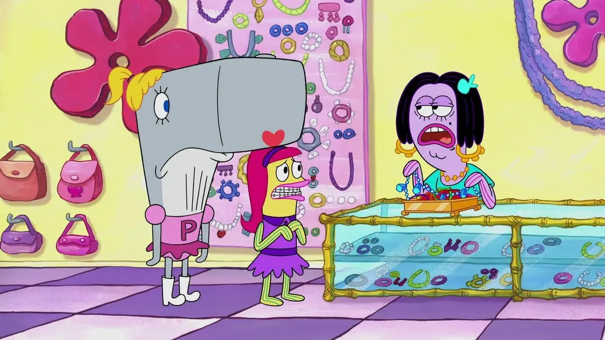 Bob l'éponge S09E19 Au travail, Pearl !