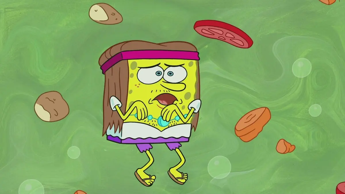 Bob l'éponge S04E10 Une invention, vite! / Un fantôme déprimé