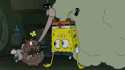 Bob l'éponge S13E14 Facile d'être un dur / Karen et Microbe