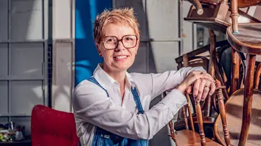 Crans-Montana (VS). Avec Emmanuelle Mielke et Enrico Margnetti & l'équipe des ateliers 16 art