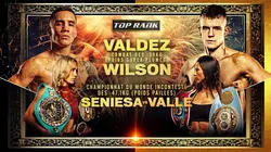 Sur RMC Sport 1 à 21h00 : Oscar Valdez - Liam Wilson