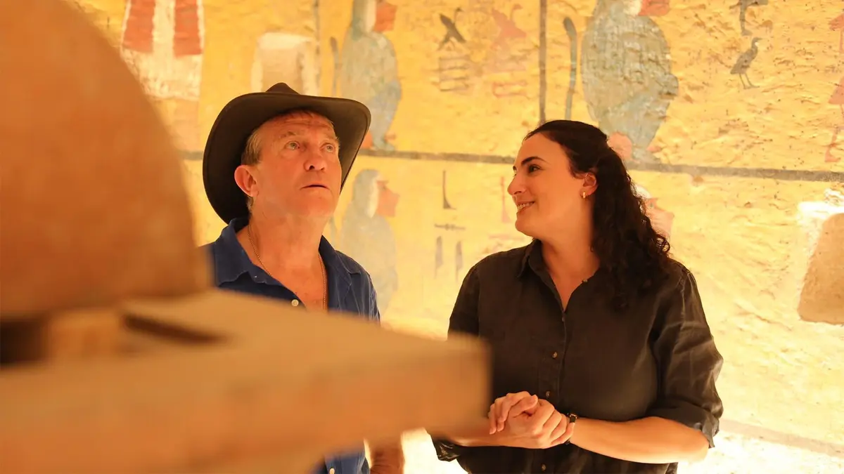 Visuel de Bradley Walsh : Egypt's cosmic codes Une histoire de pyramides