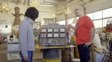 Bohus and Shaun Race Slot Cars