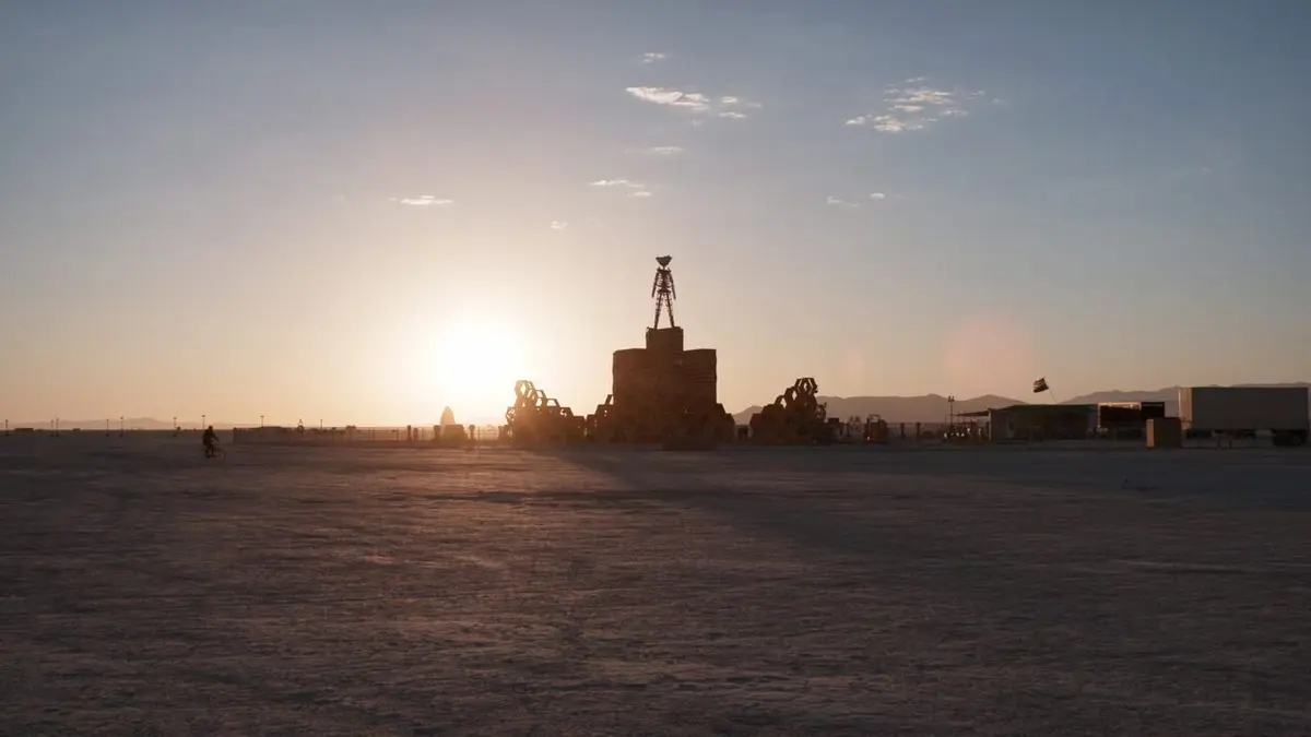 Visuel de Burning man, enflammer le désert