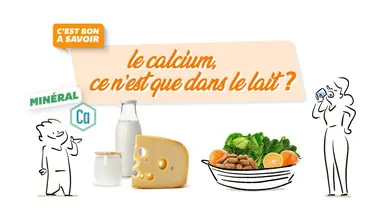 Le calcium, ce n'est que dans le lait ?