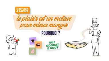 Le plaisir est un moteur pour mieux manger. Comment ?