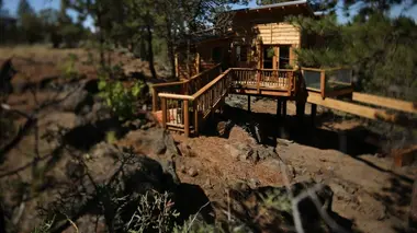 Cabanes perchées Pas d'âge pour une cabane