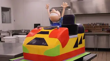 Montagnes russes et île aux cupcakes