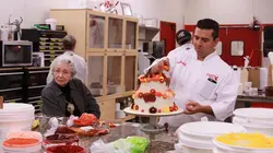 Cake Boss Bonhomme de neige, mentor et Mary