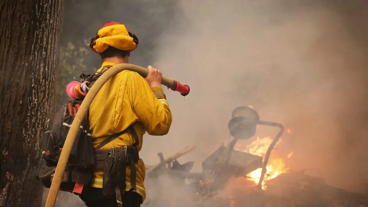 Californie : dans l'enfer des flammes Napa brûle