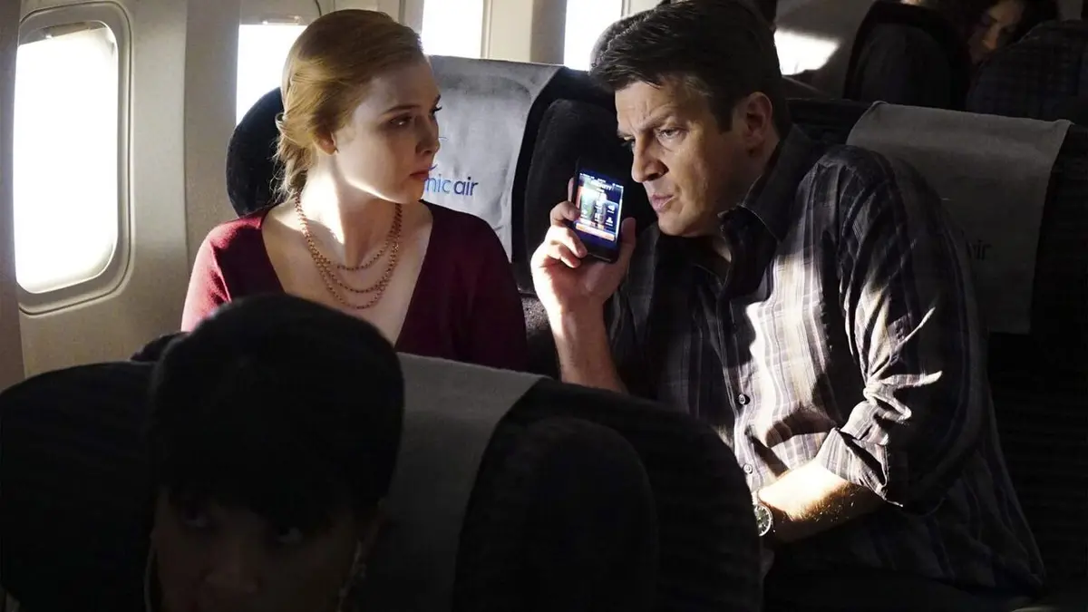 Castle S07E21 Y a-t-il un enquêteur dans l'avion ?