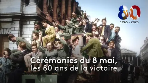 Cérémonies du 8 Mai, les 80 ans de la victoire replay