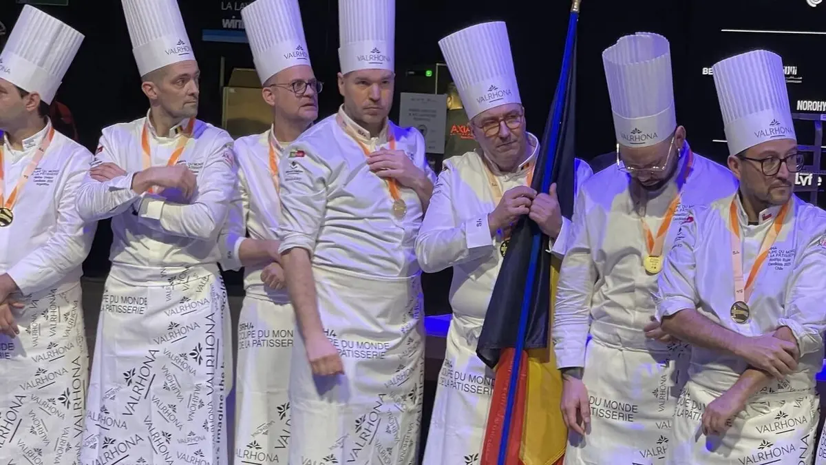 Championnats de pâtisserie : 9 mois avec l'équipe belge Le championnat du monde de pâtisserie
