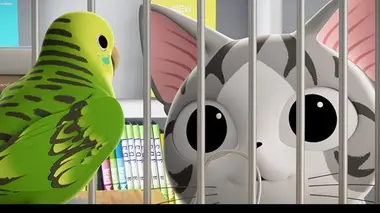 Chi mon chaton S01E10 Chi et la perruche