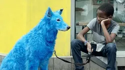 Chien bleu