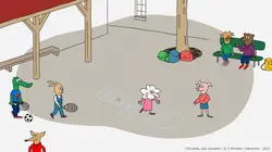 Chouette, pas chouette S01E08 La cour de récré