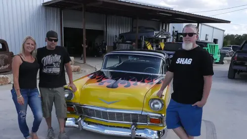 Chrome Customs Bel air brûlante