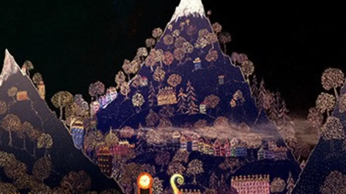 Ciel obscur-Nuages blancs