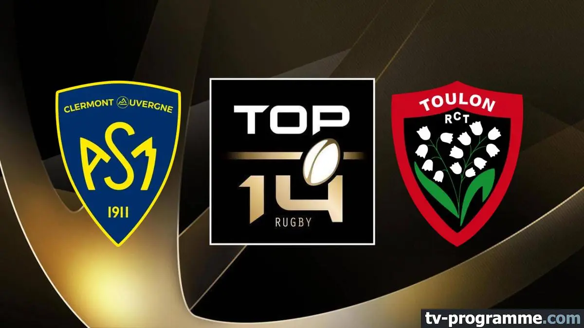 Clermont / Toulon Rugby Top 14 2024-2025