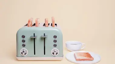 Jouets en bois / Grille-pain rétro / Fourneaux de laboratoire / Aérogel