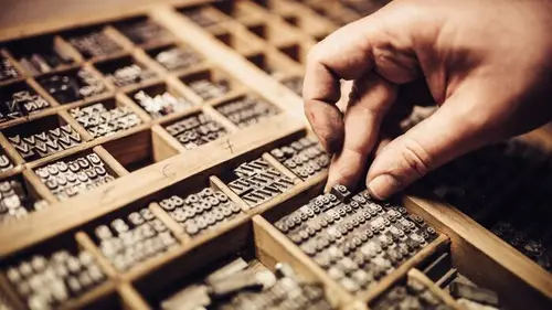 Comment c'est fait Mobilier de bar / Typographie