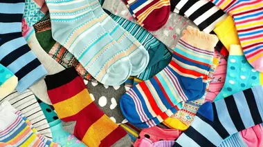 Journaux, chaussettes