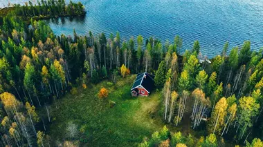 Cabane nordique dans la Drôme