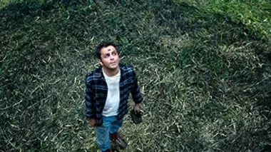 OVNI au-dessus d'un marais