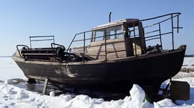 Estonie : la mer Baltique en hiver