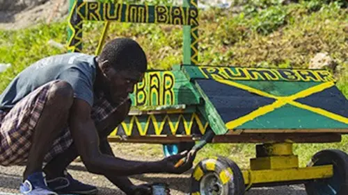 Course de chariots à la Jamaïque