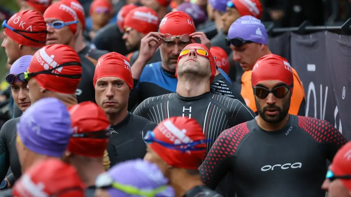Courses dames et messieurs Triathlon T100 French Riviera 2025