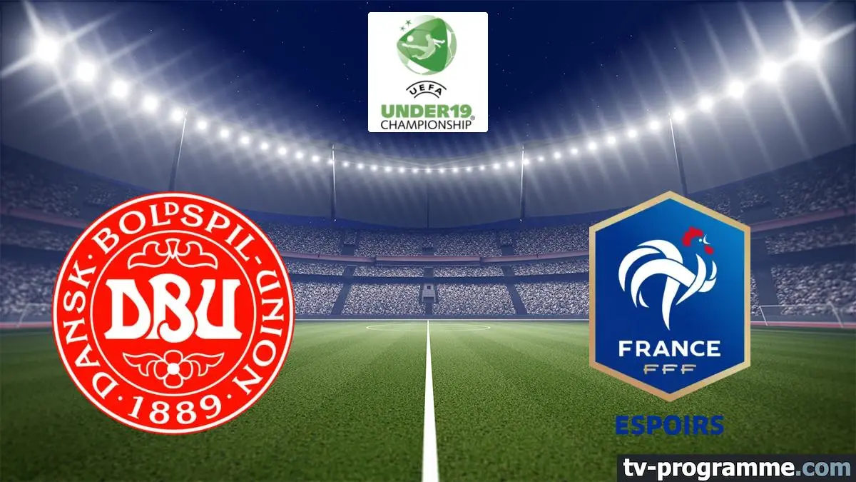 Danemark / France Football Euro U19 masculin 2024